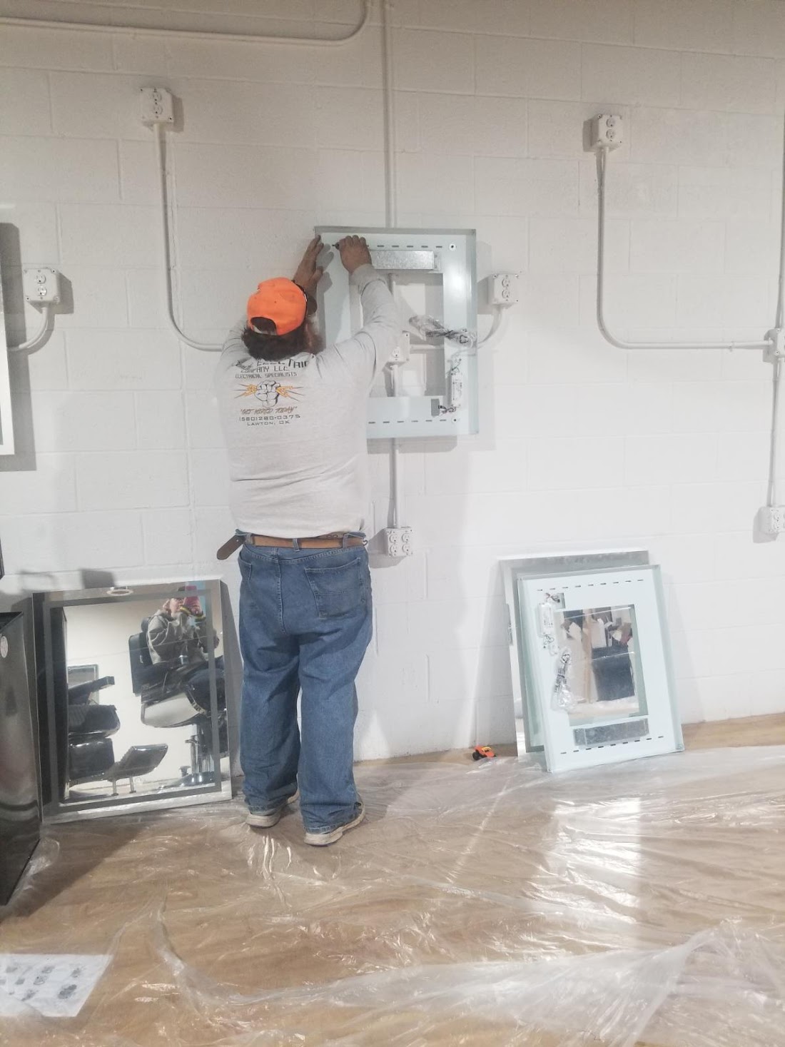 Electrical work detail